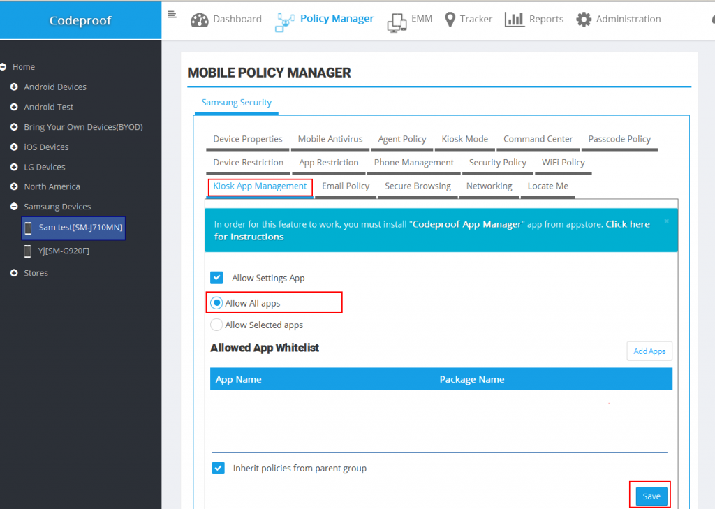 kiosk-app-management