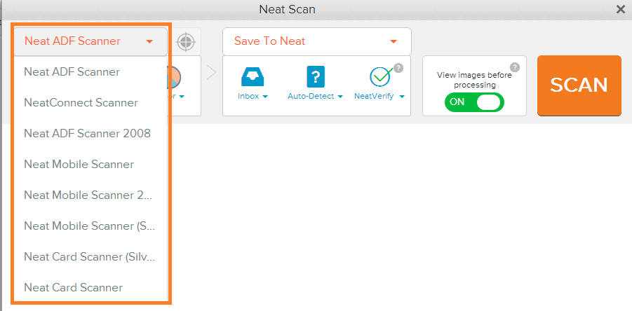 Neat Lightweight App connect multiple scanners - step 3