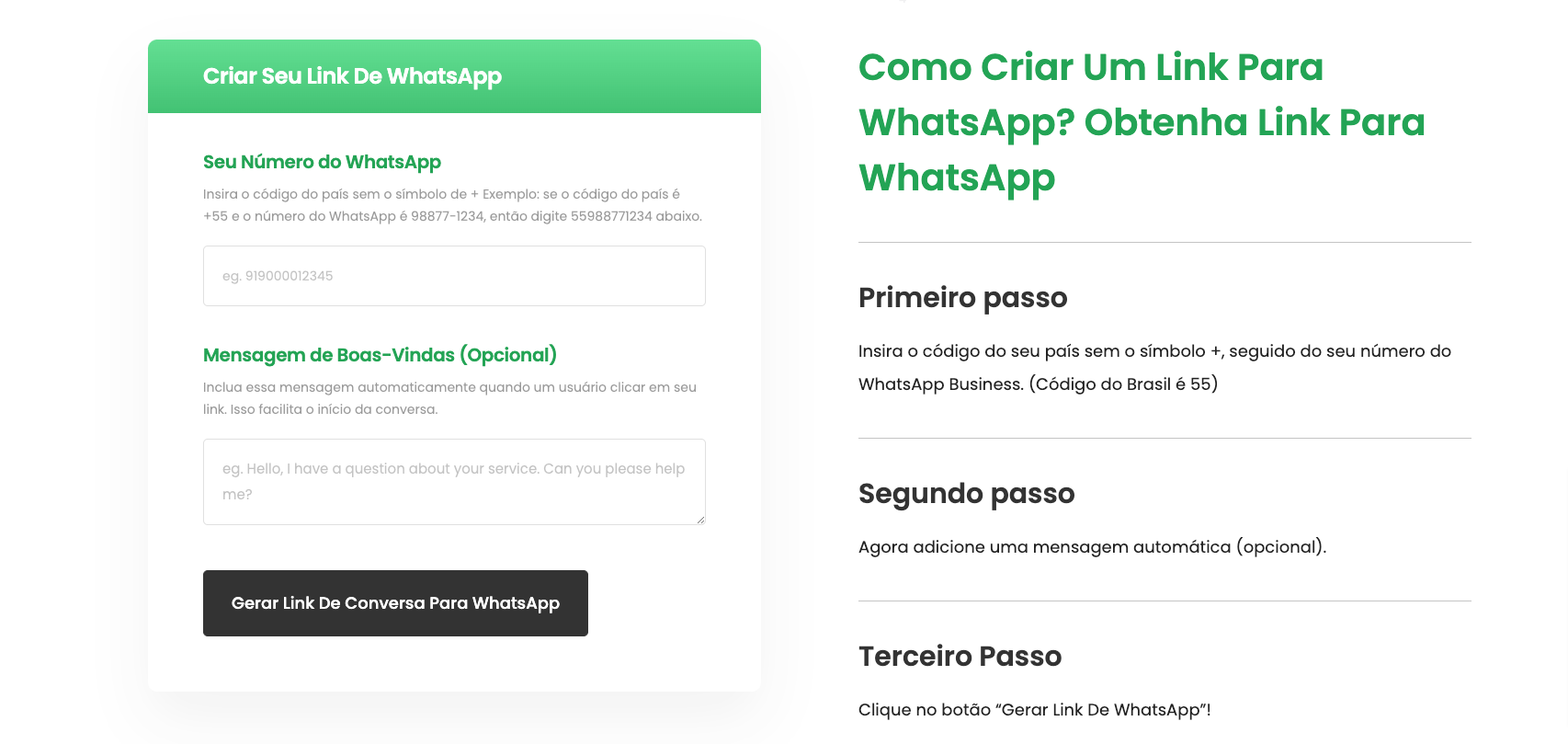 WATI - WhatsApp Team Inbox - API WhatsApp - CRM WhatsApp - Criar Link para Chat no WhatsApp