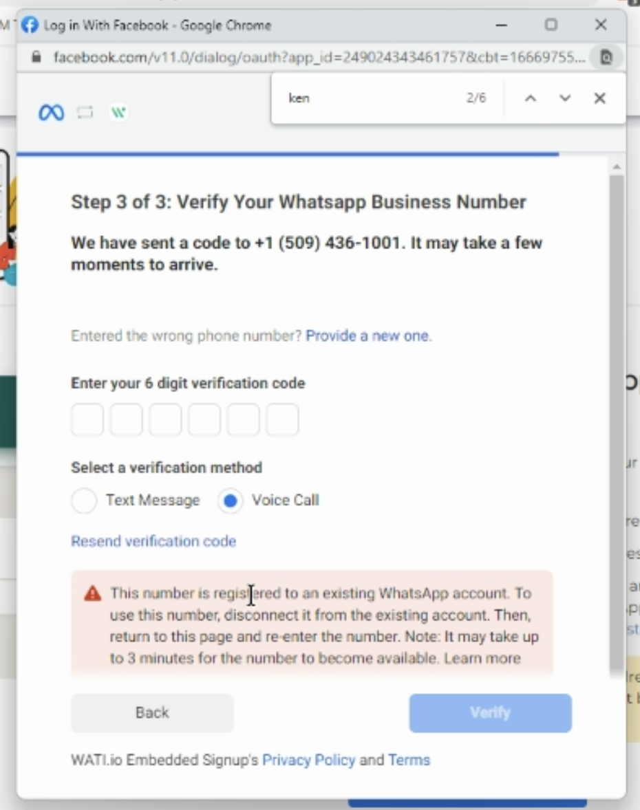 WATI - WhatsApp Team Inbox - API WhatsApp - CRM WhatsApp - Número de Telefone Desconectado no WhatsApp/WATI