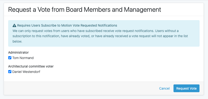 Inviting Board Members and Management