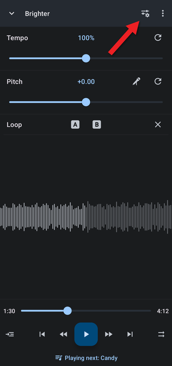 Editor with an arrow pointing at the Editor components button