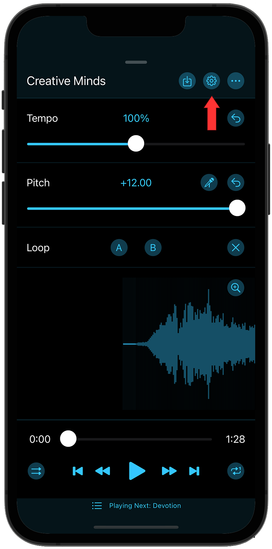 Settings location