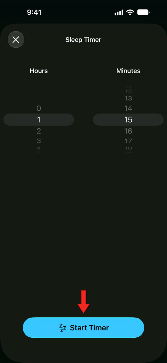 Tap Start Timer
