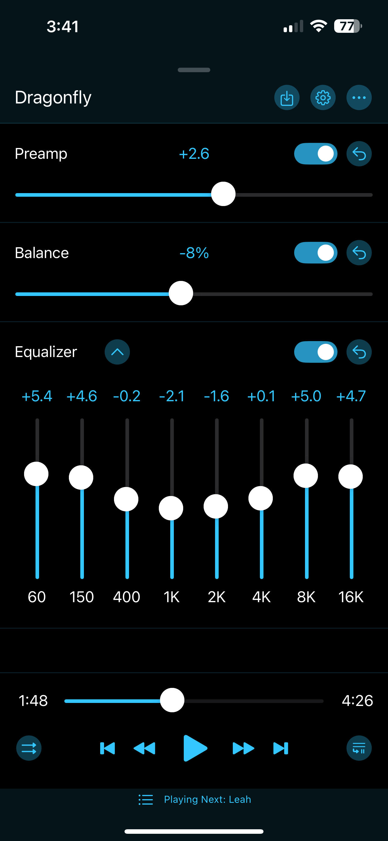 Equalizer Editor Components