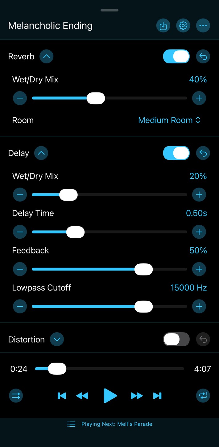 Effects Editor Components