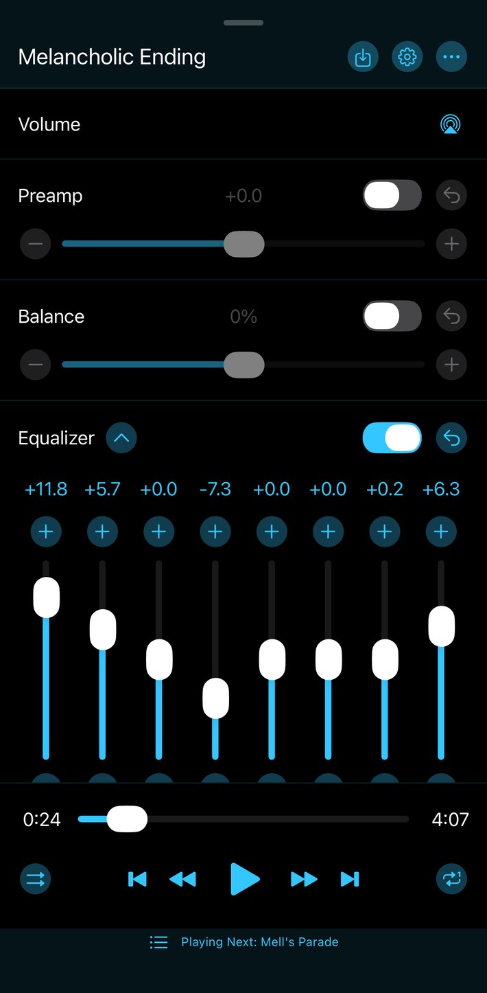Volume Controls Editor Components