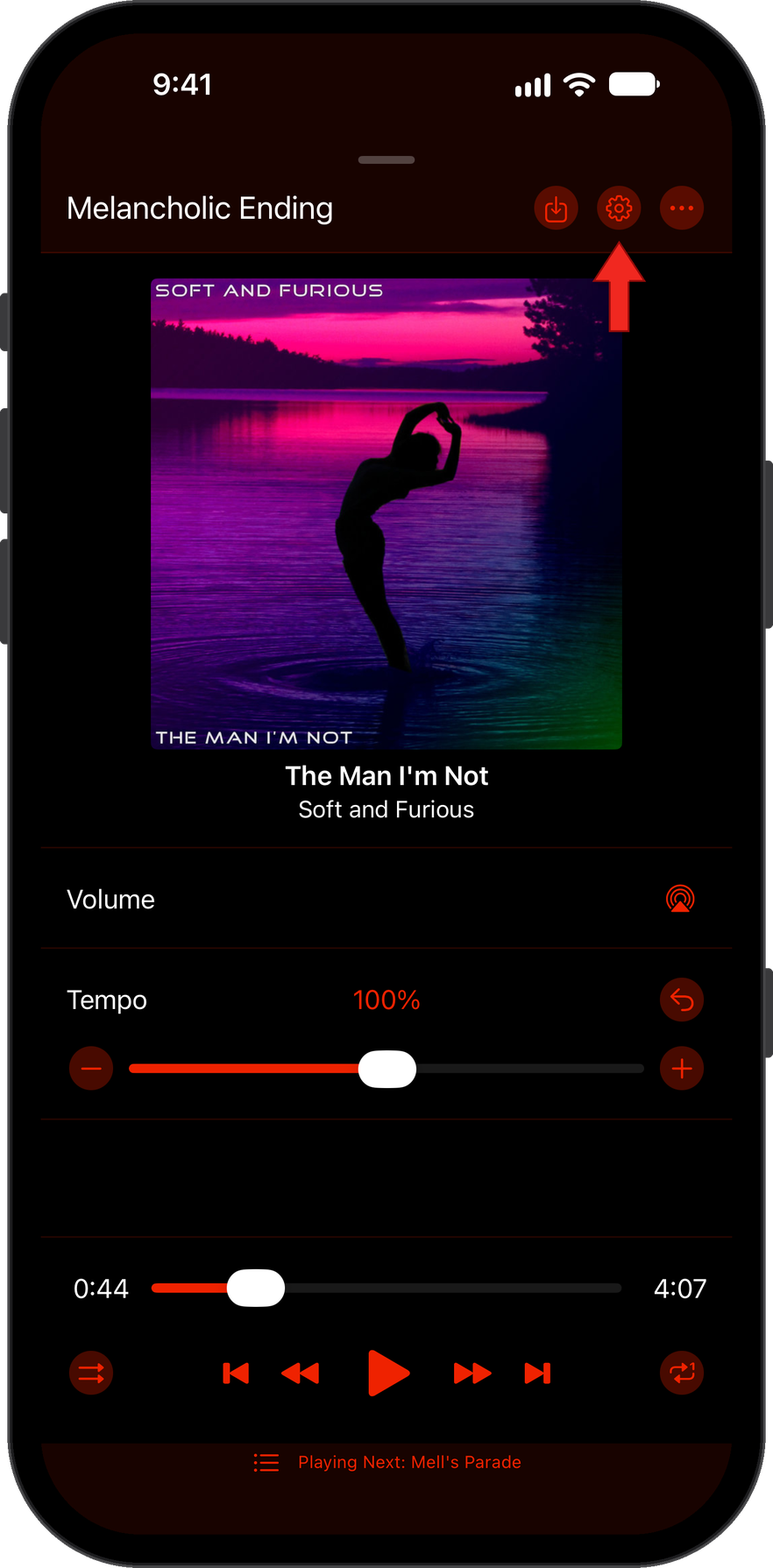 Example of app colors