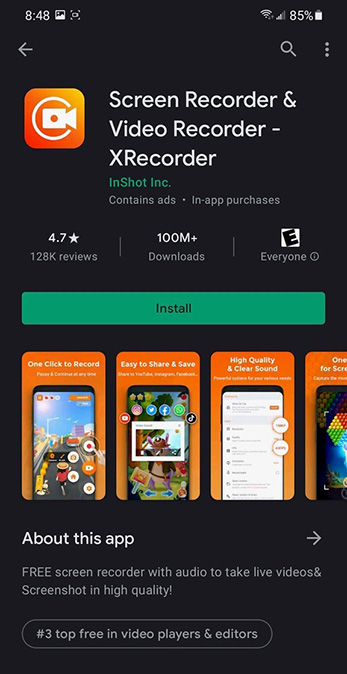 XRecorder on Google Play