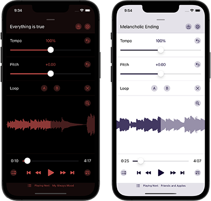 Light and dark modes