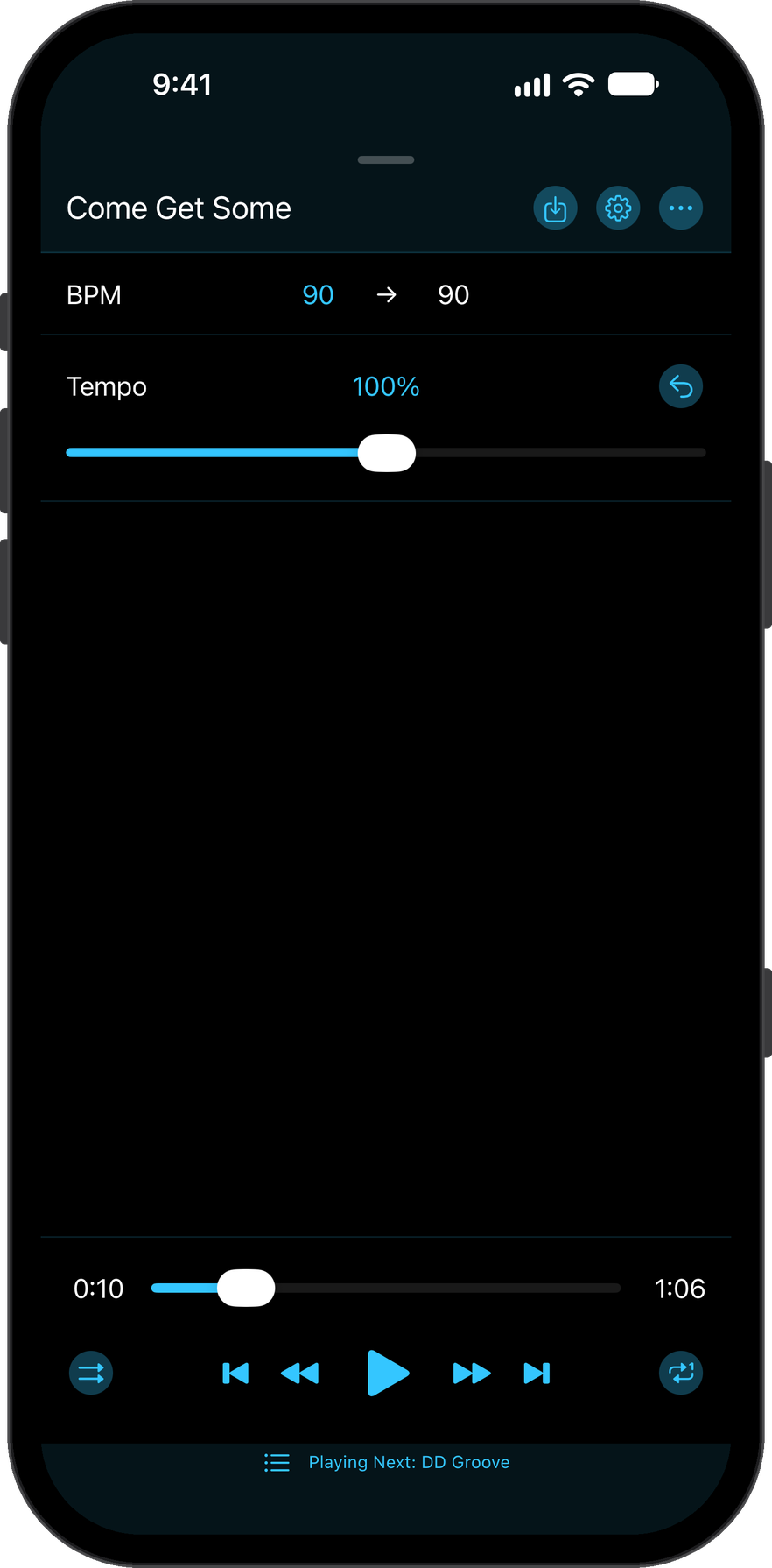 Tempo and BPM Component in the Editor