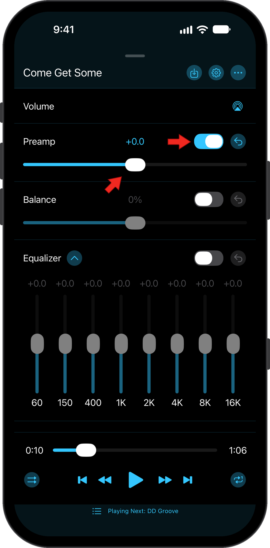 Preamp component