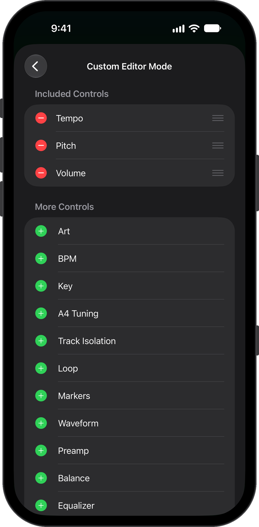 Configure Custom Controls