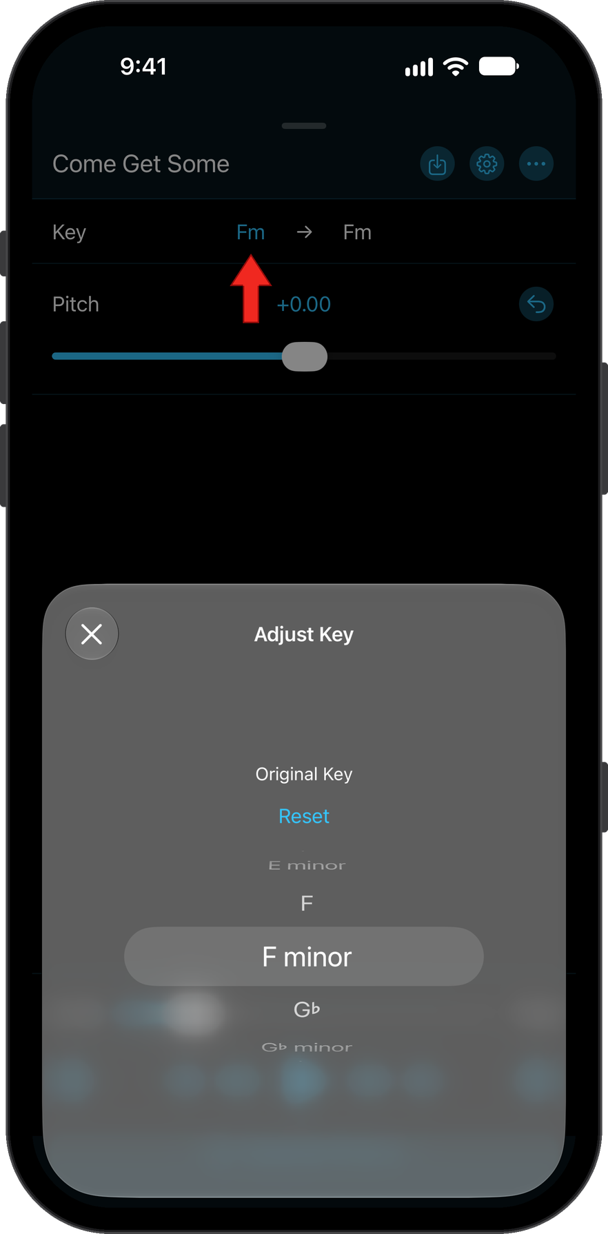 Correct detected Musical Key