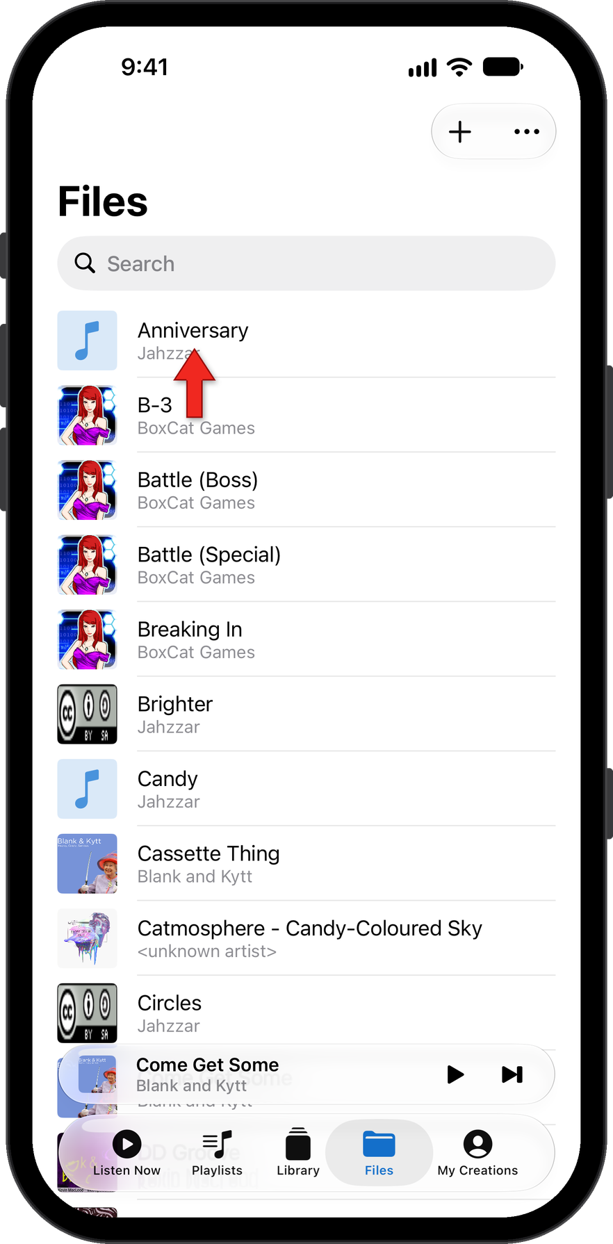 Remove file from Music Speed Changer iOS