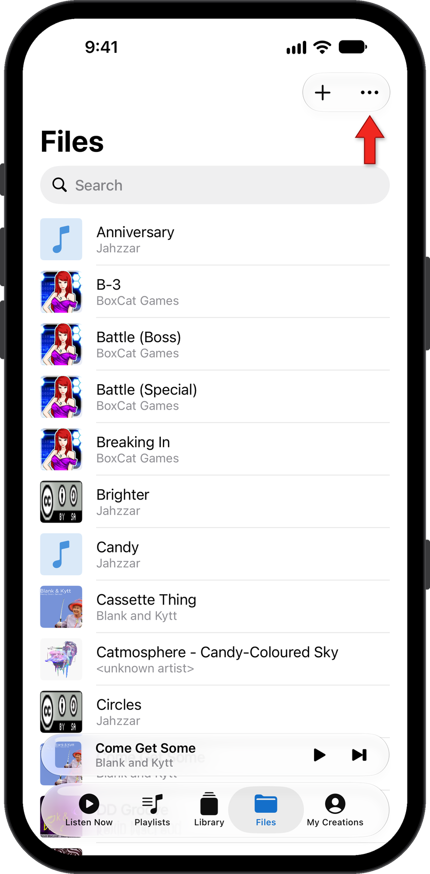 Open select multiple files in Music Speed Changer iOS