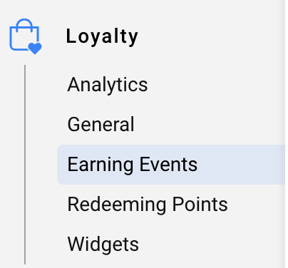 Loyalty Earning Events