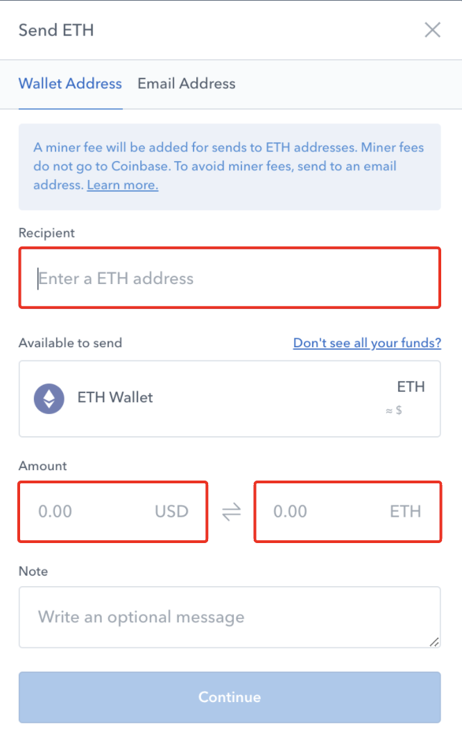 how do i send crypto from coinbase to metamask