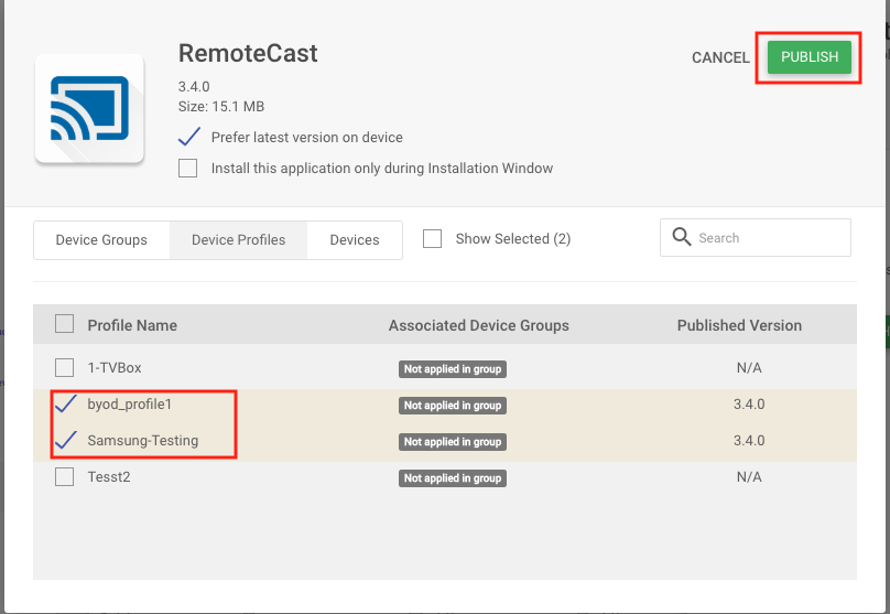 Remote Cast Control For Android Scalefusion Help Documentation And Help Center