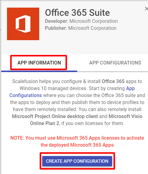 Deploy Office 365 Apps to Windows Devices from Scalefusion - Scalefusion  Help: Documentation and Help Center