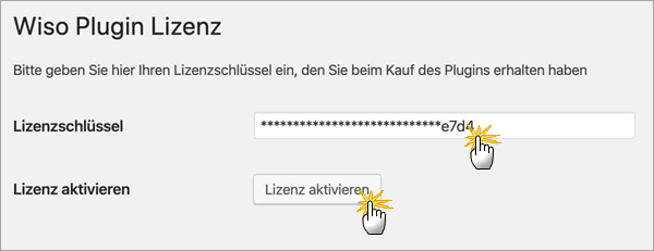 Lizenz aktivieren
