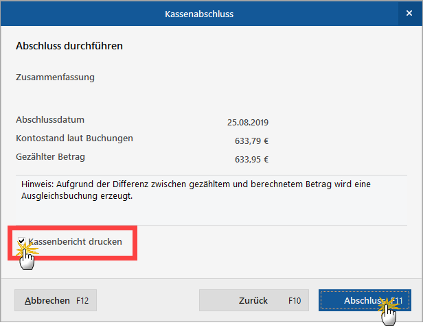 Kassenbericht-drucken