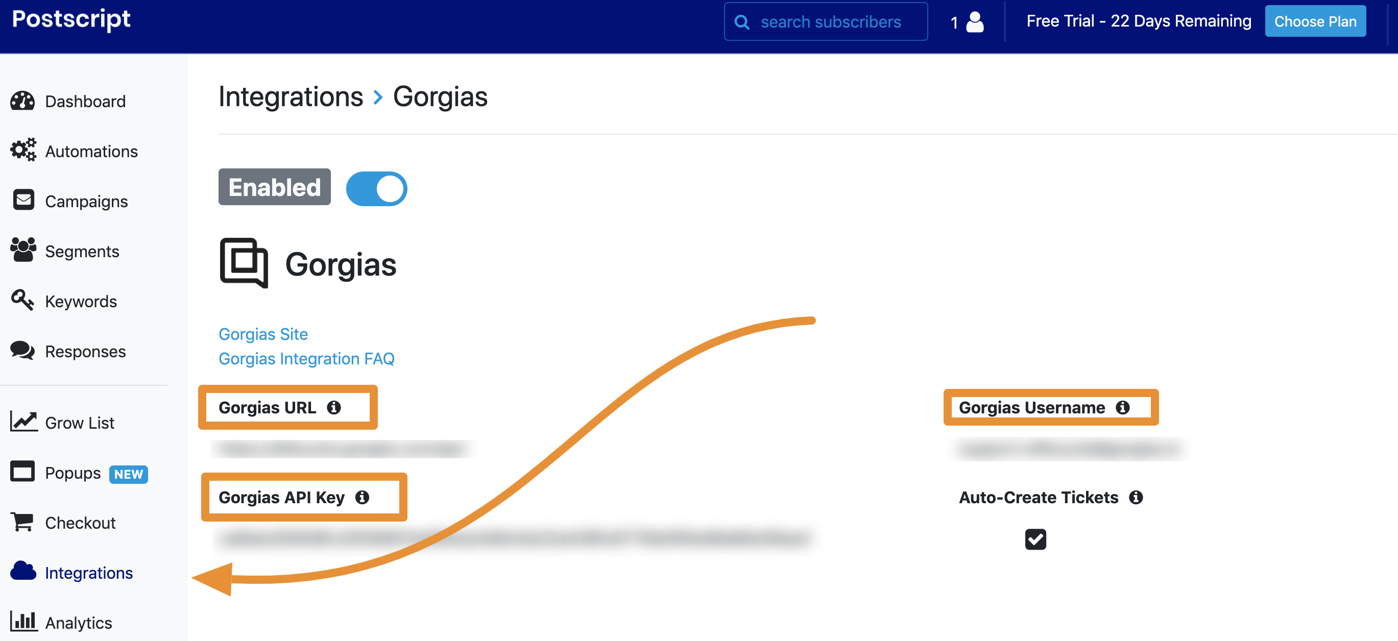 Postscript Helpdesk Documentation
