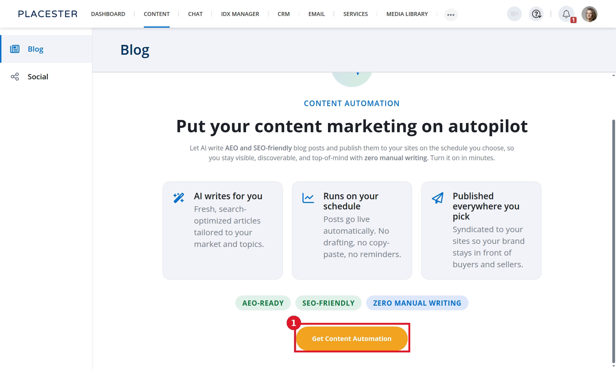 Content Automation buy wall