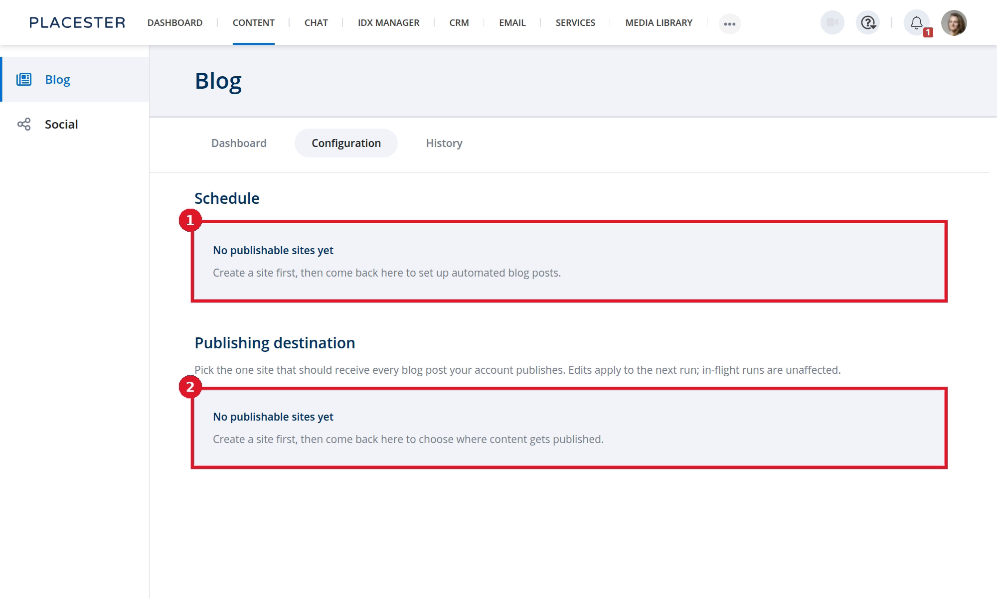 Content Automation Configuration without a publishable site