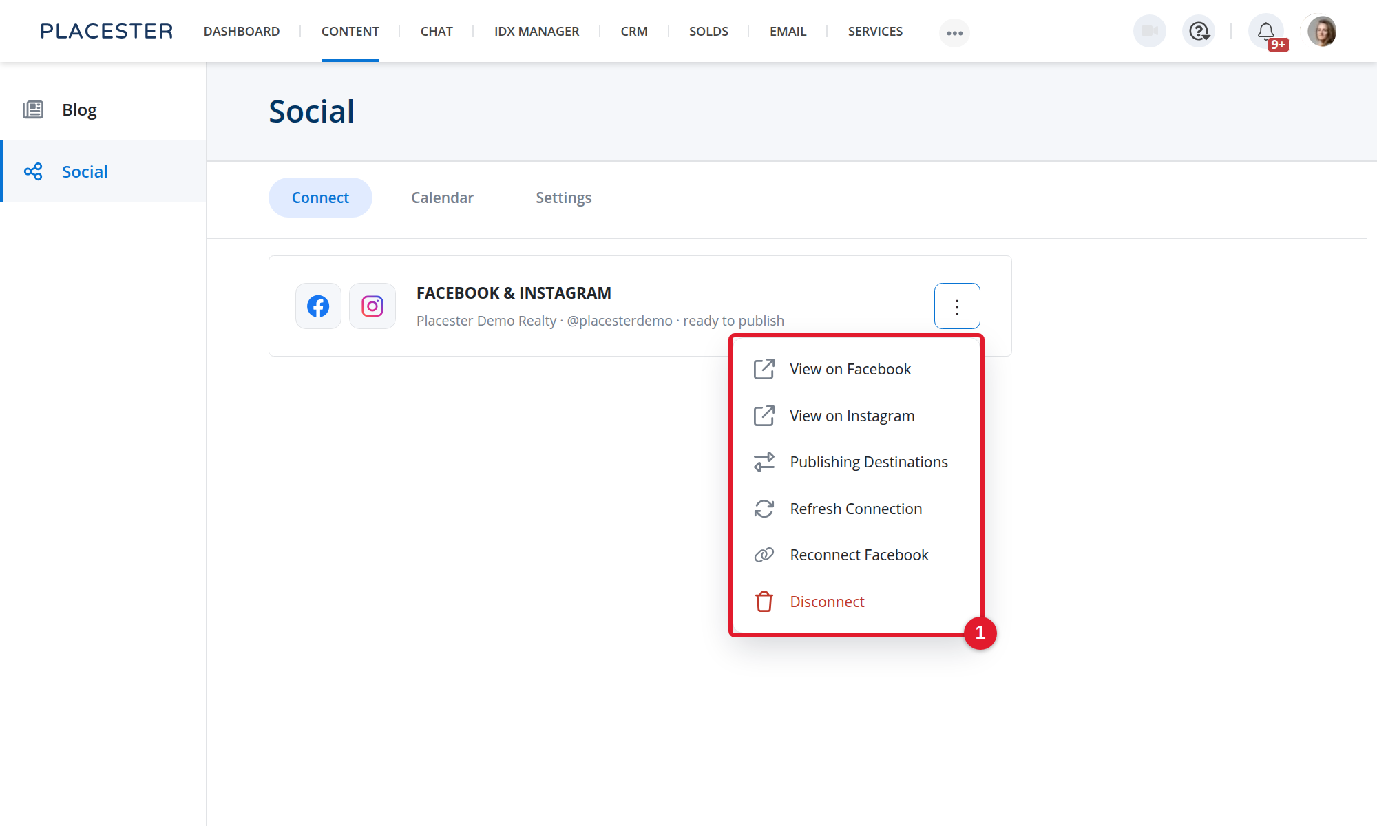 Connection refresh and reconnect options