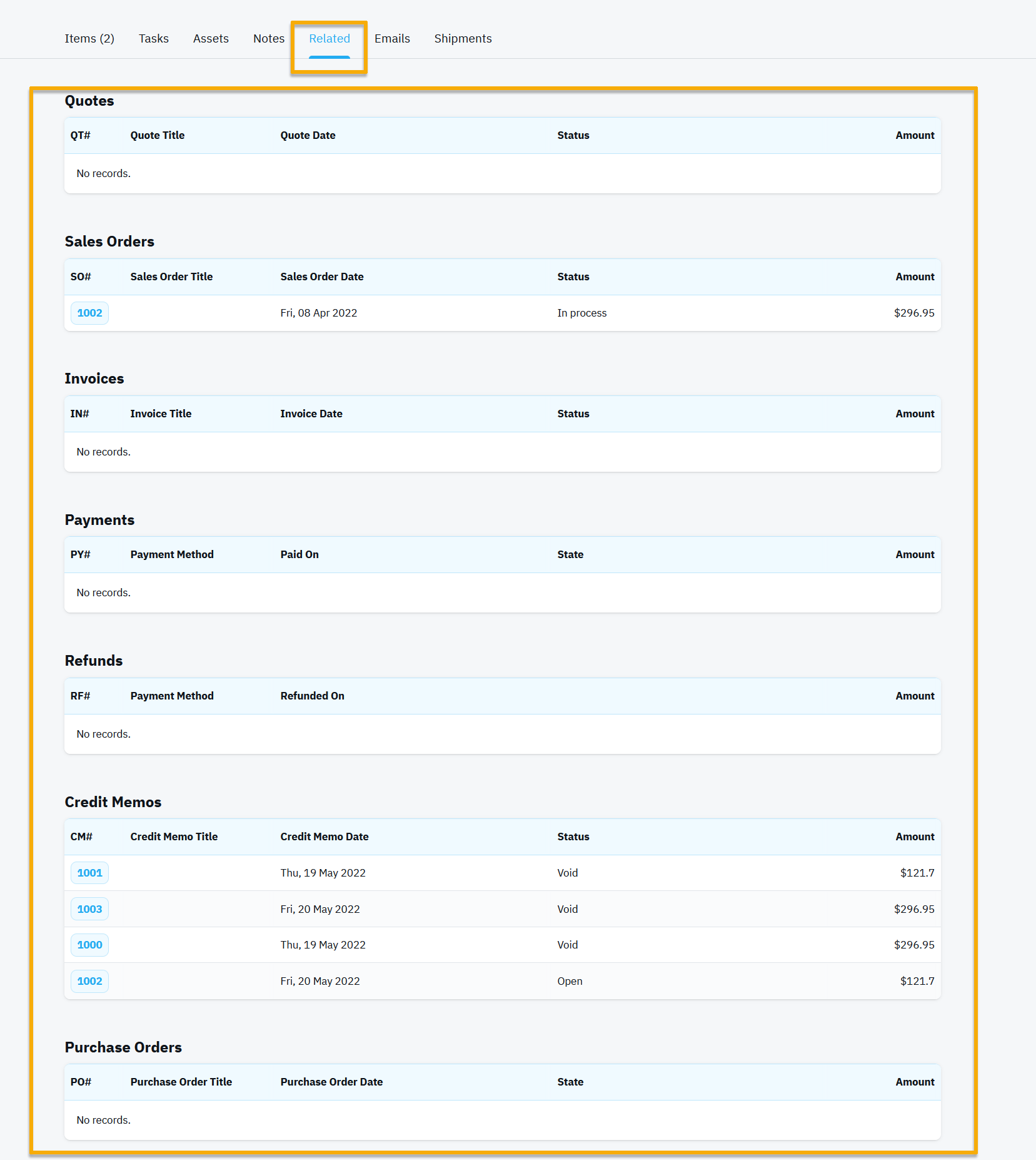 quizlet issued credit memo