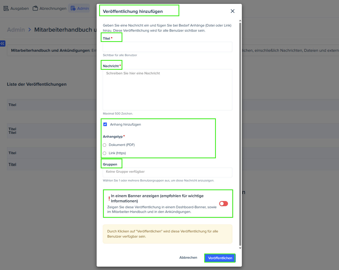 adding_new_message_popup_window_DE