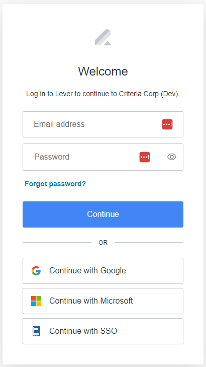 A screenshot of a login form
          
          Description automatically generated