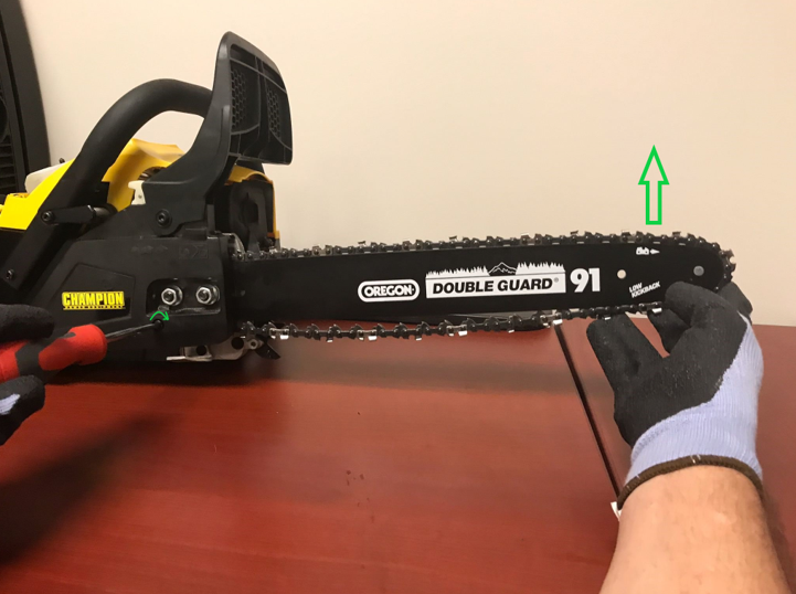 Chainsaw Chain Tension Adjustment Help Center Champion Power Equipment