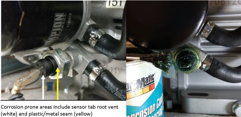 generator low oil sensor