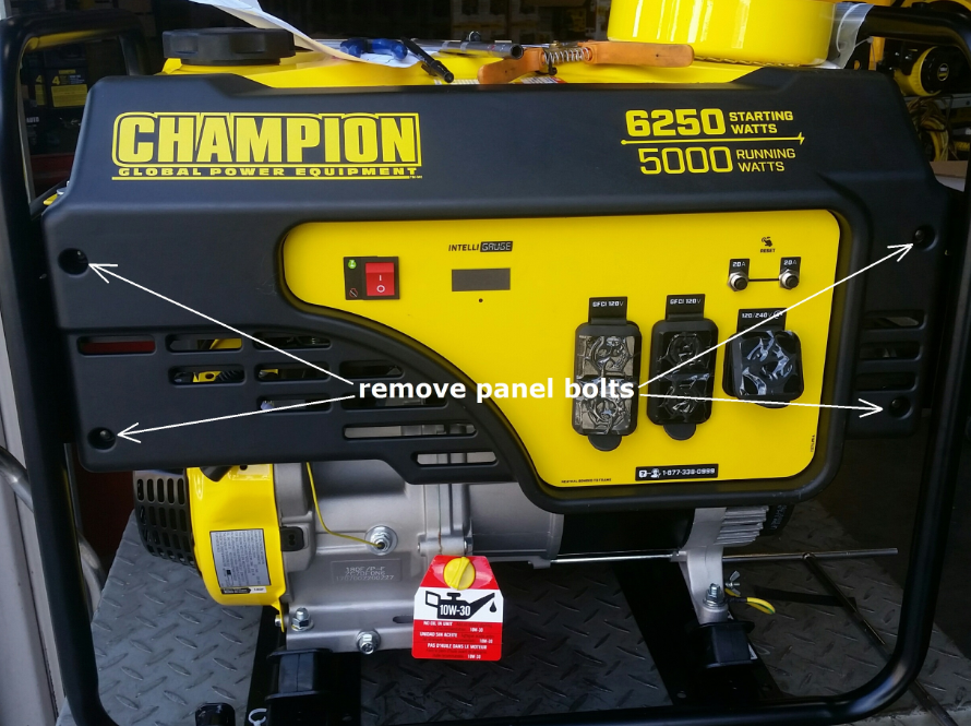 Disconnecting the Bonded Neutral (100496 and 100538) Champion Help Center