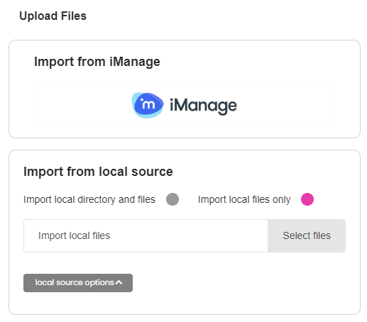 iManage Integration