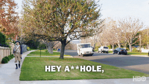 a hole