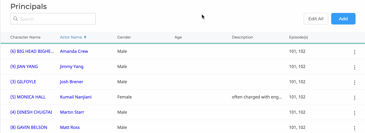 Filtering Characters