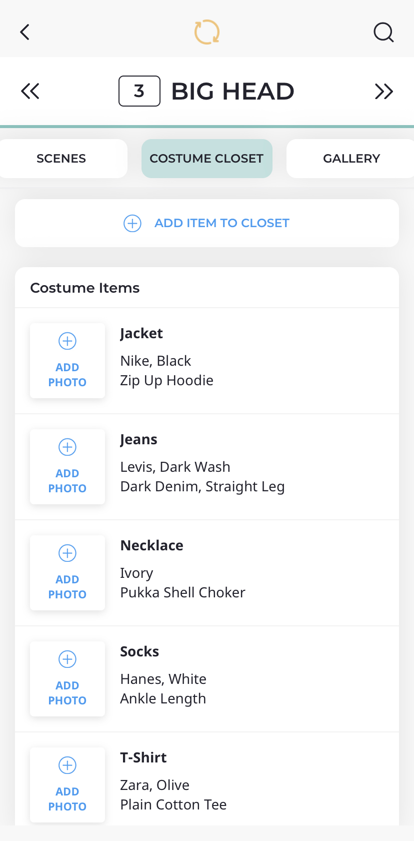 Costume Closet