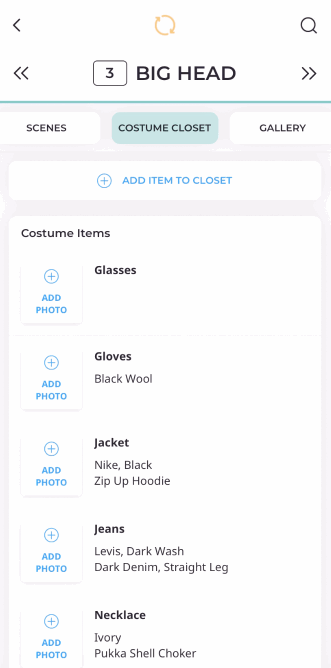 Add Item to Closet