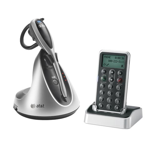 AT&T Marathon wireless DECT headset and dialpad