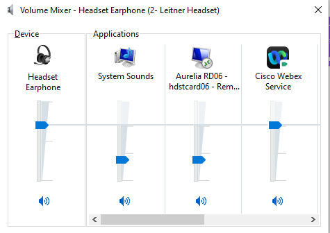 Windows 10 volume mixer sound settings