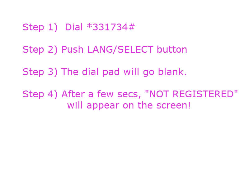 AT&T Marathon dial pad registering instructions
