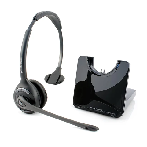 Plantronics CS510 wireless headset and base with controls