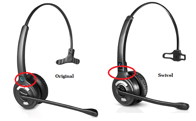 Leitner wireless swivel and original headset examples