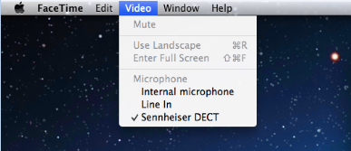 Mac computer video audio settings for headsets