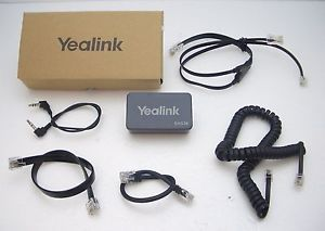 Yealink EHS36 wireless headset adapter and cords for remote answering