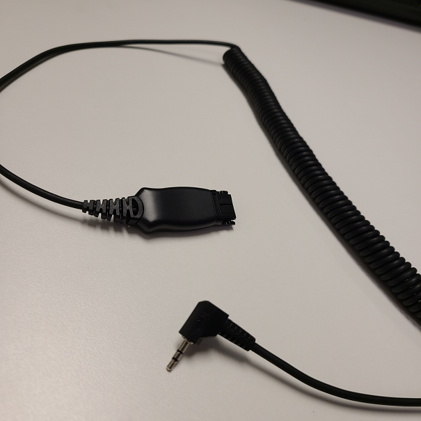 Leitner 2.5mm QD cord quick disconnect and phone connector