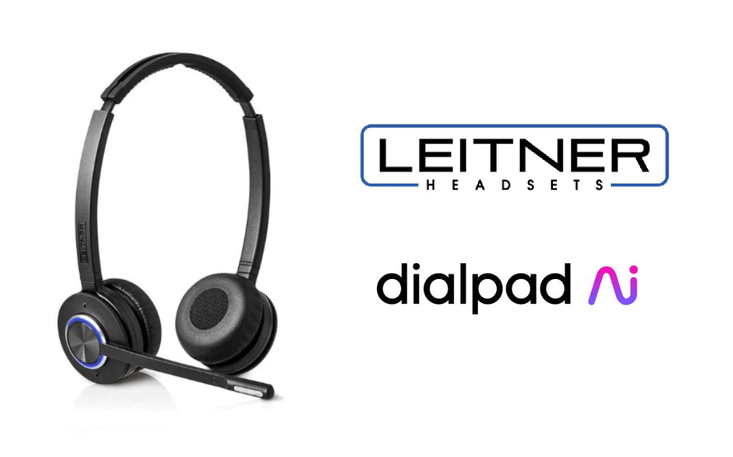 Leitner Headsets and DialPad logos